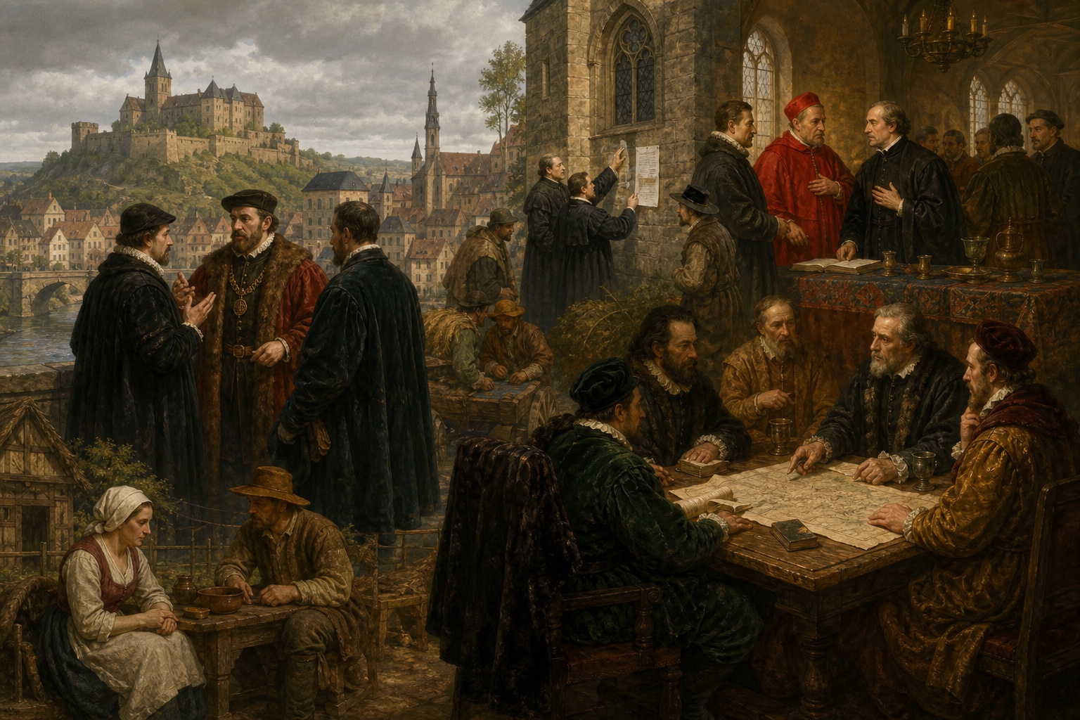 Thirty Years' War: a scene of the prelude