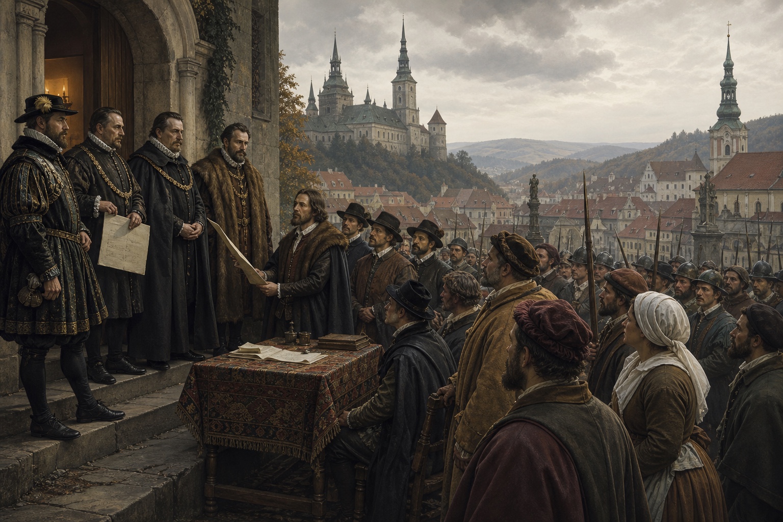 Thirty Years' War: a scene of rising tension