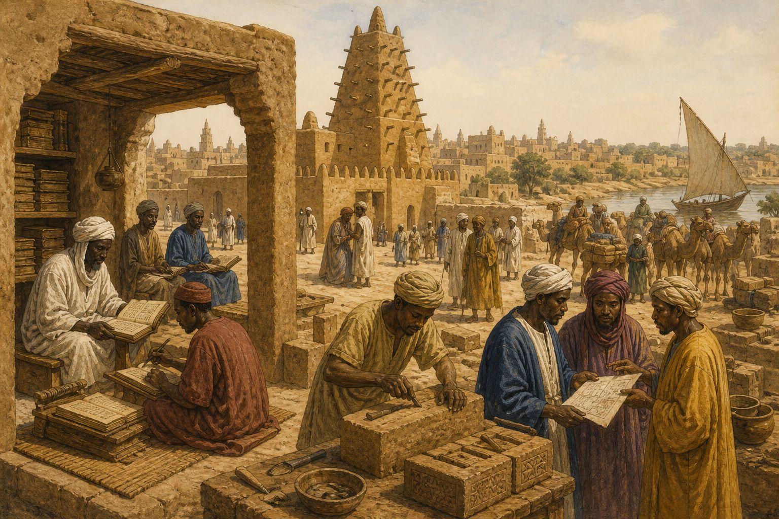 Historical reconstruction of the “Immediate aftermath” stage in Timbuktu as an Intellectual Center