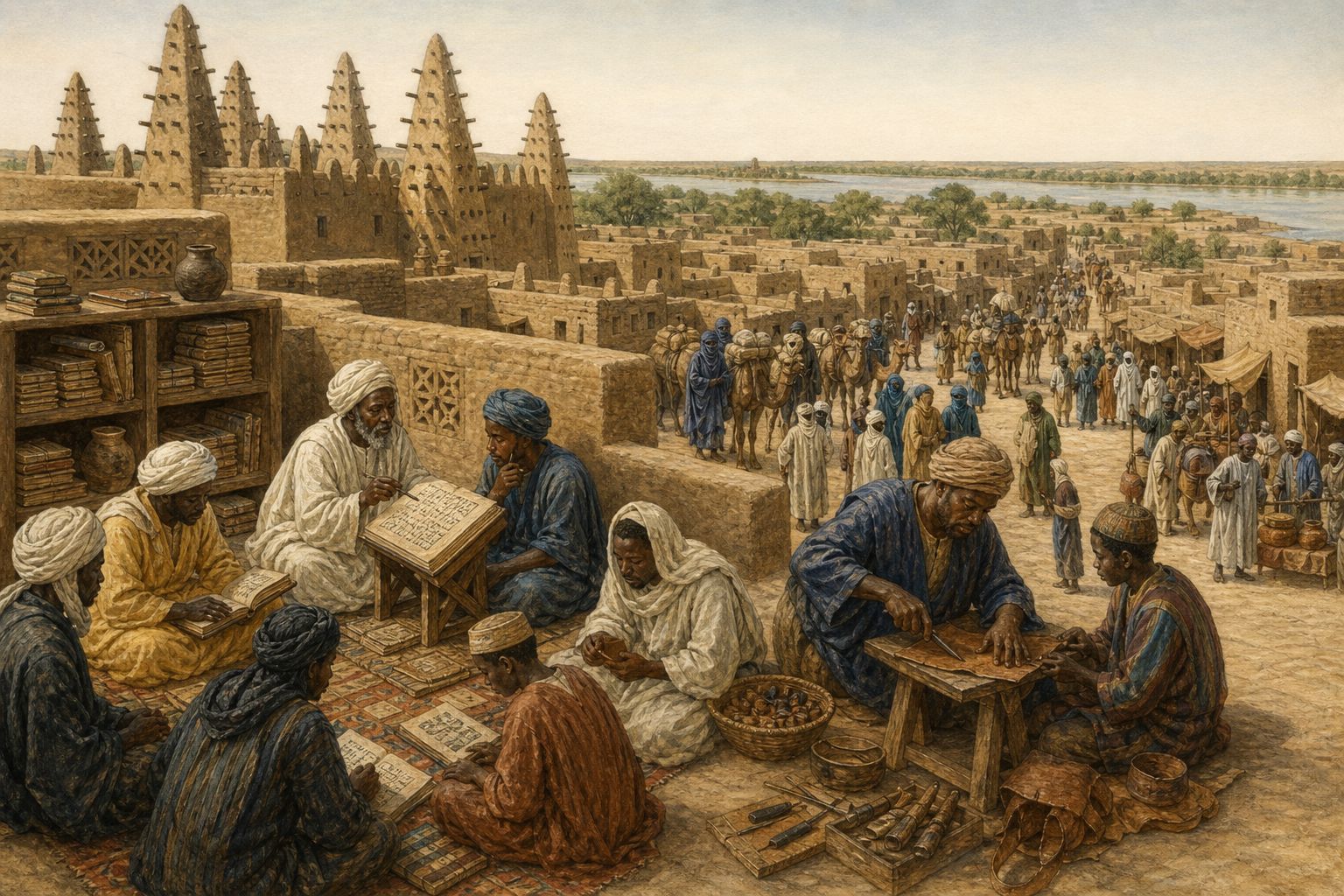 Historical reconstruction of the “Enduring consequences” stage in Timbuktu as an Intellectual Center