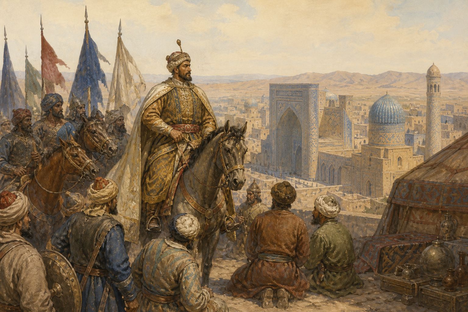 Historical reconstruction of the “Immediate aftermath” stage in Foundation of the Timurid Empire