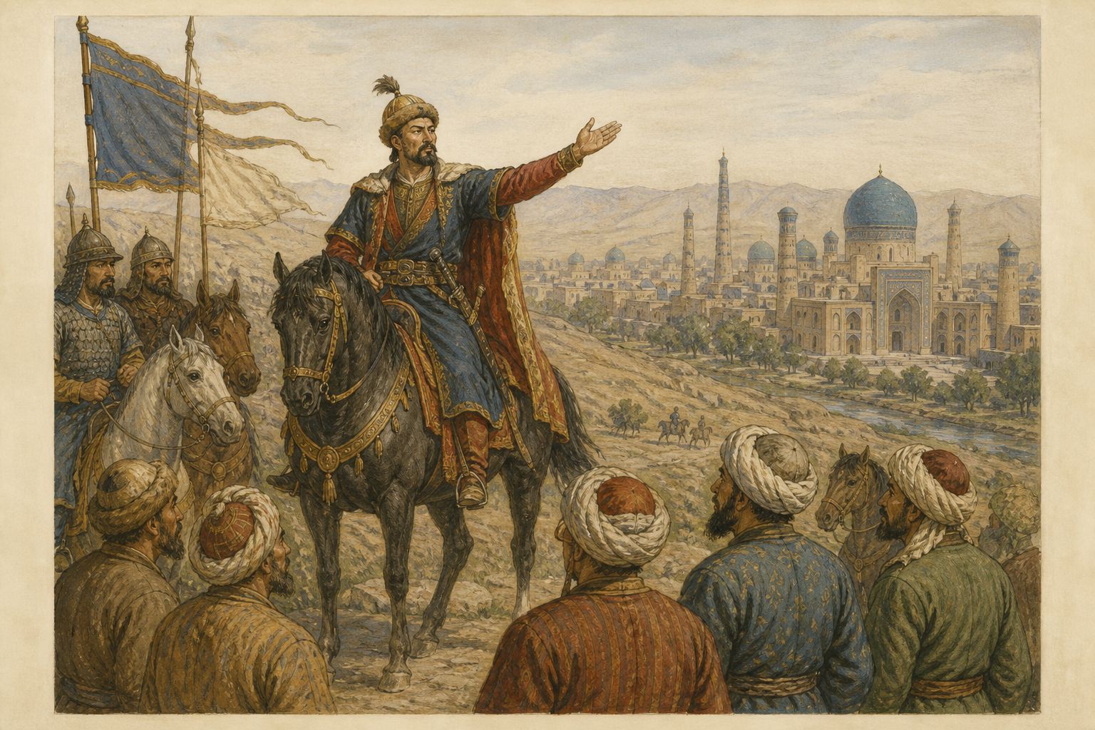 Historical reconstruction of the “Foundation of the Timurid Empire” stage in Foundation of the Timurid Empire