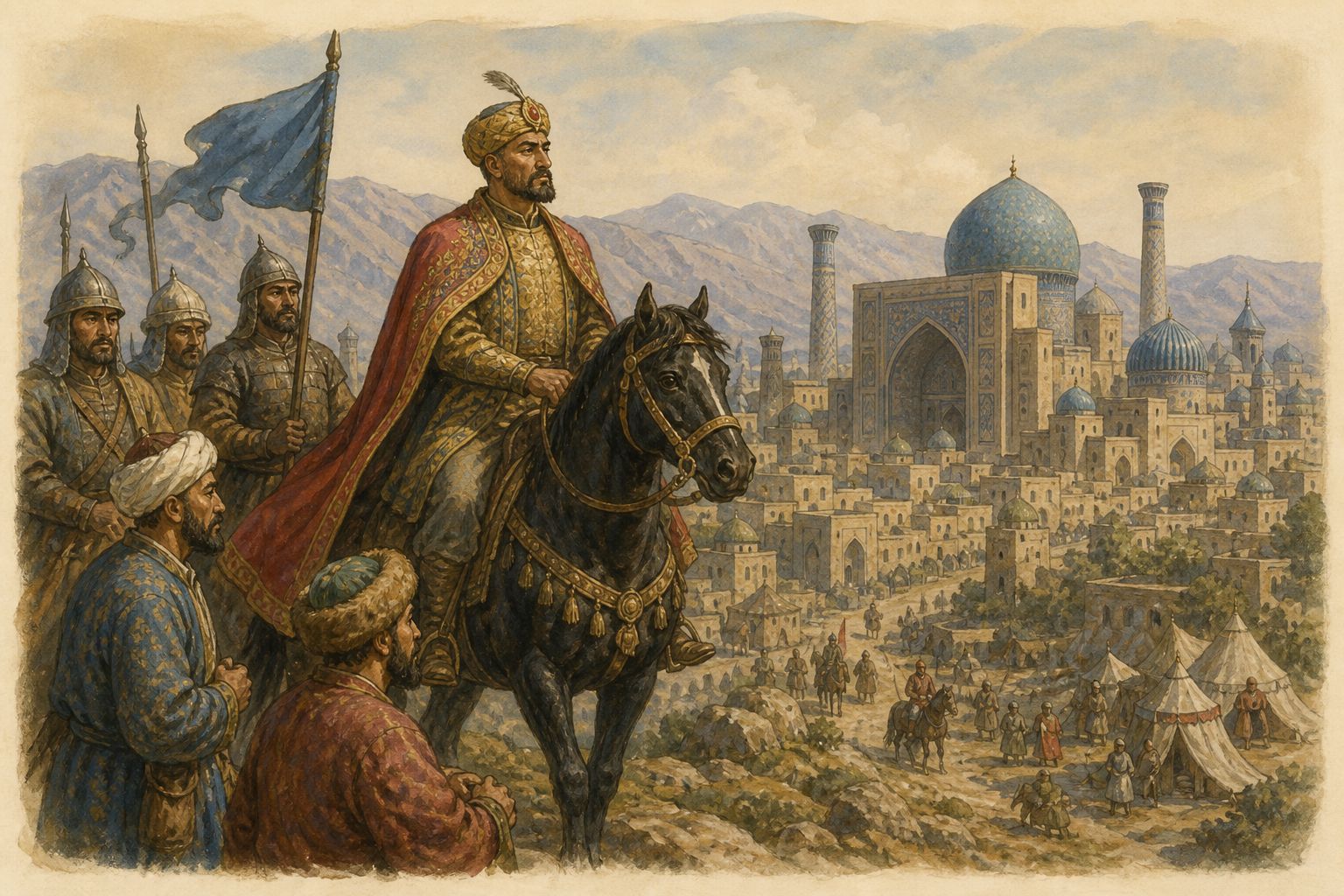 Historical reconstruction of the “Long-term significance” stage in Foundation of the Timurid Empire