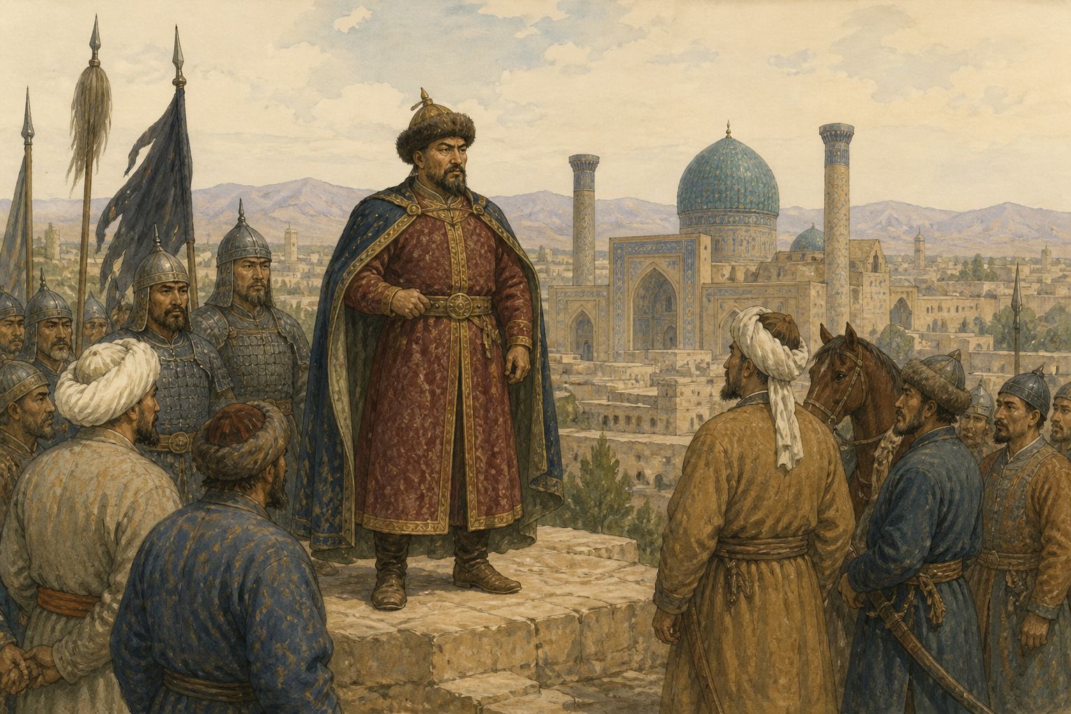 Historical reconstruction of the “Turning point” stage in Foundation of the Timurid Empire