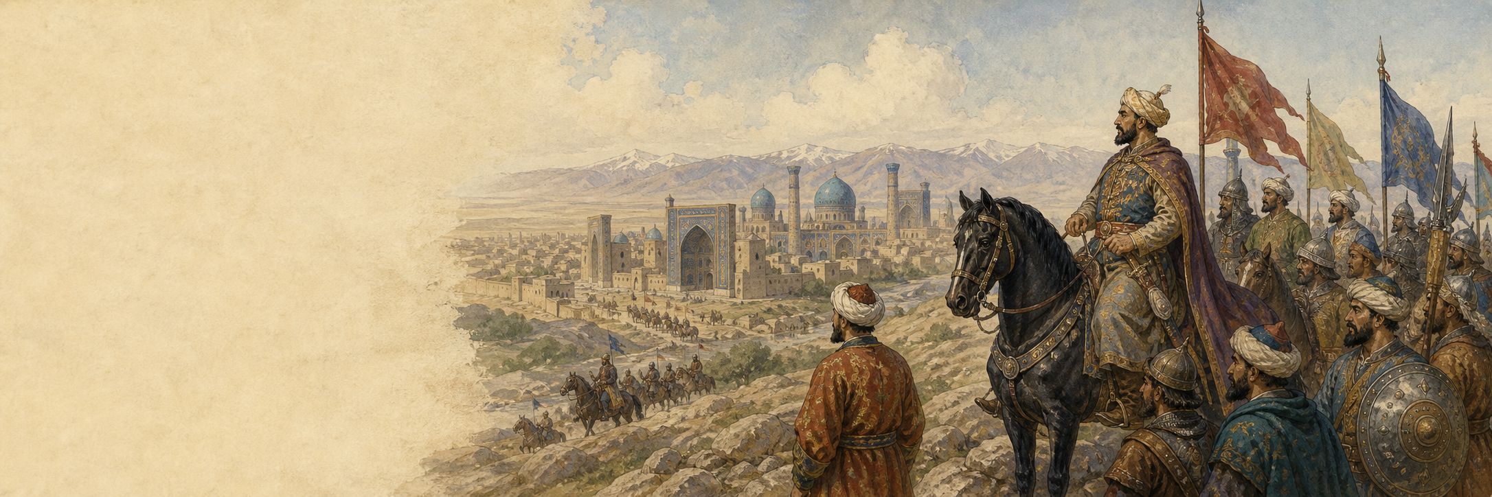 Historically grounded reconstruction of the setting and course of Foundation of the Timurid Empire