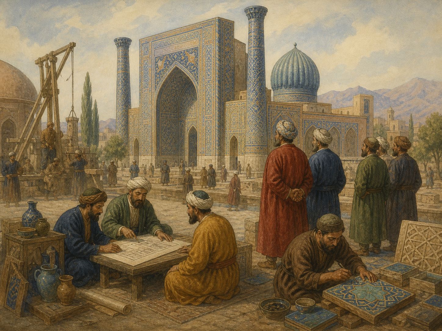 Historical reconstruction of Foundation of the Timurid Empire's long-term consequences: Timurid cultural achievement cannot be separated from the destruction and displacement caused by wide-ranging conquest.