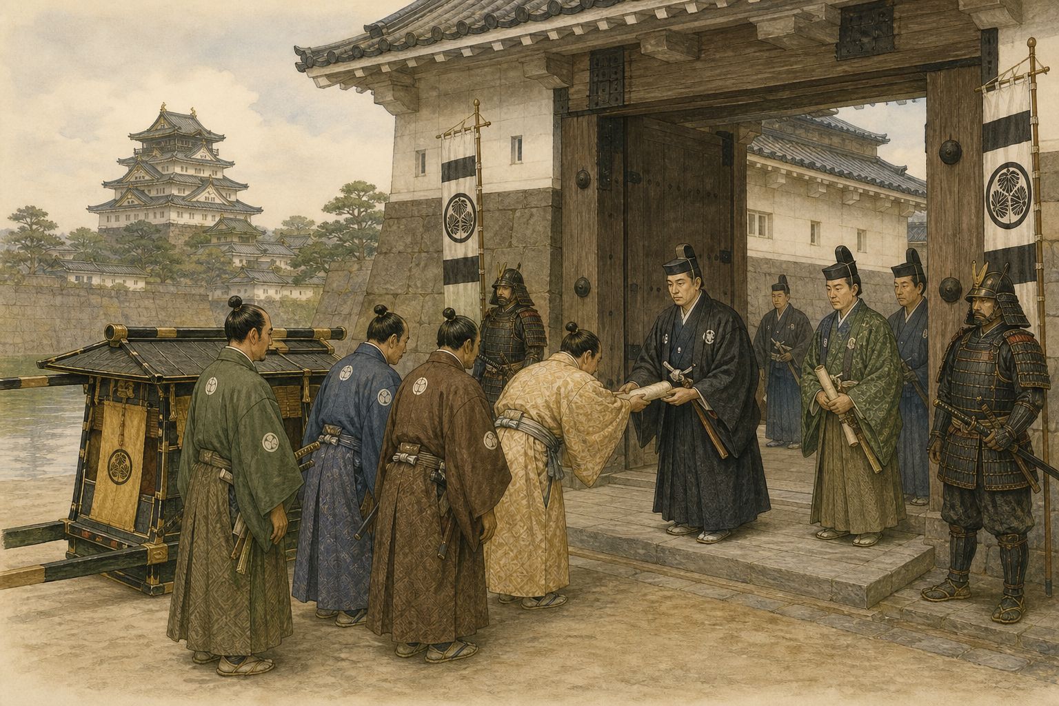 The Edo bakufu is established: In 1603, Ieyasu became shogun and established a bakufu based in Edo.