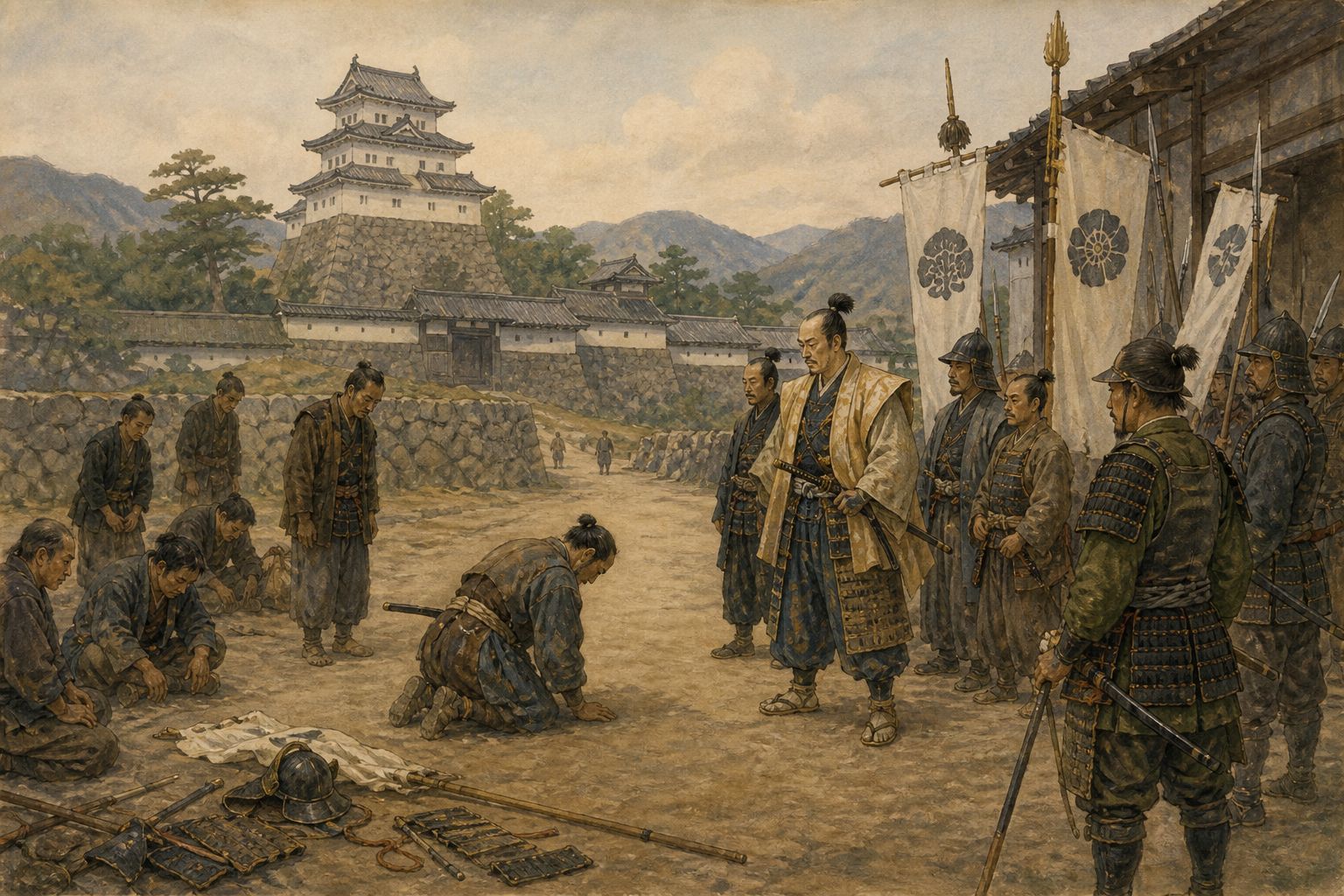Historical reconstruction of the “Immediate aftermath” stage in Toyotomi Unification of Japan