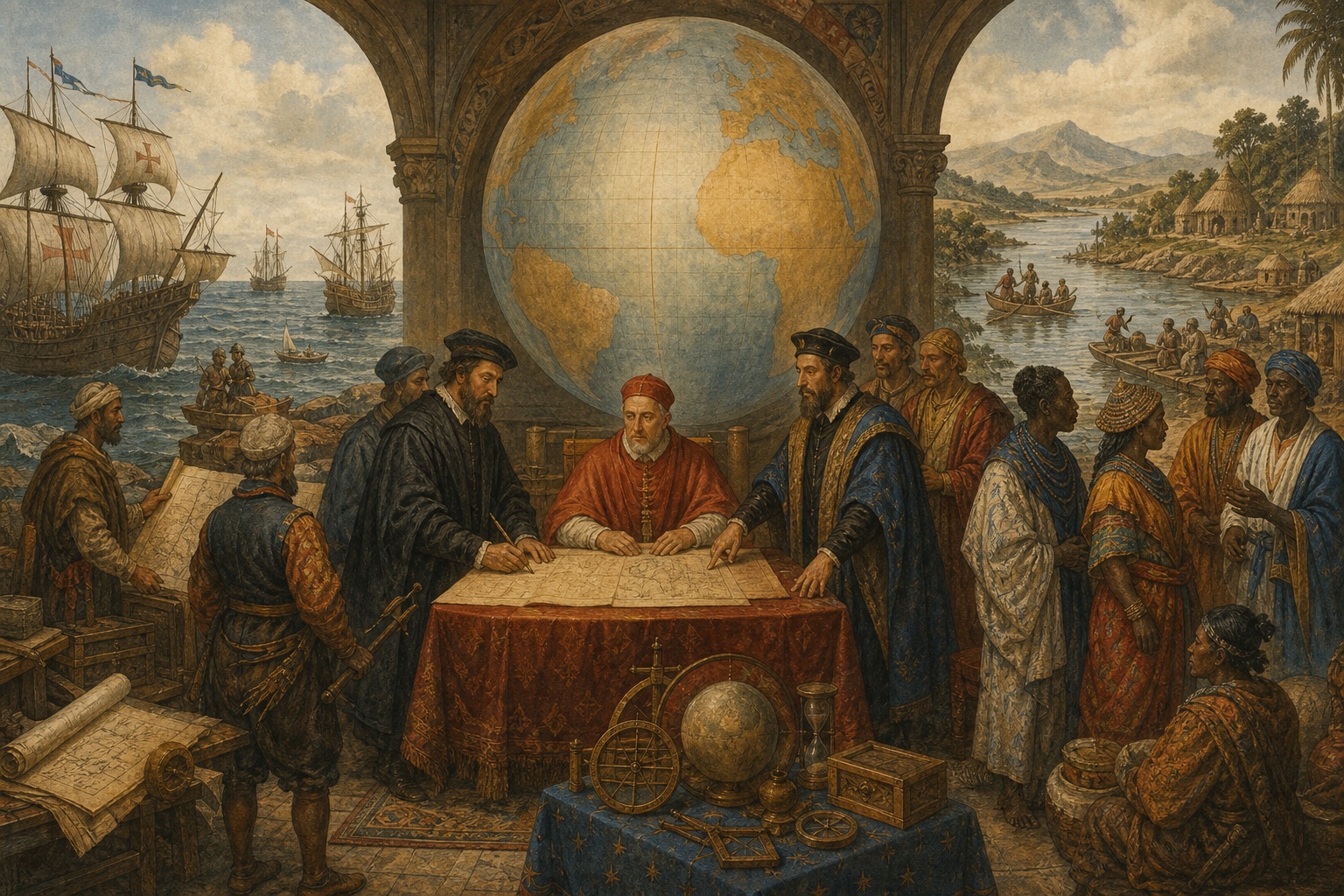 Treaty of Tordesillas: a scene of long-term significance