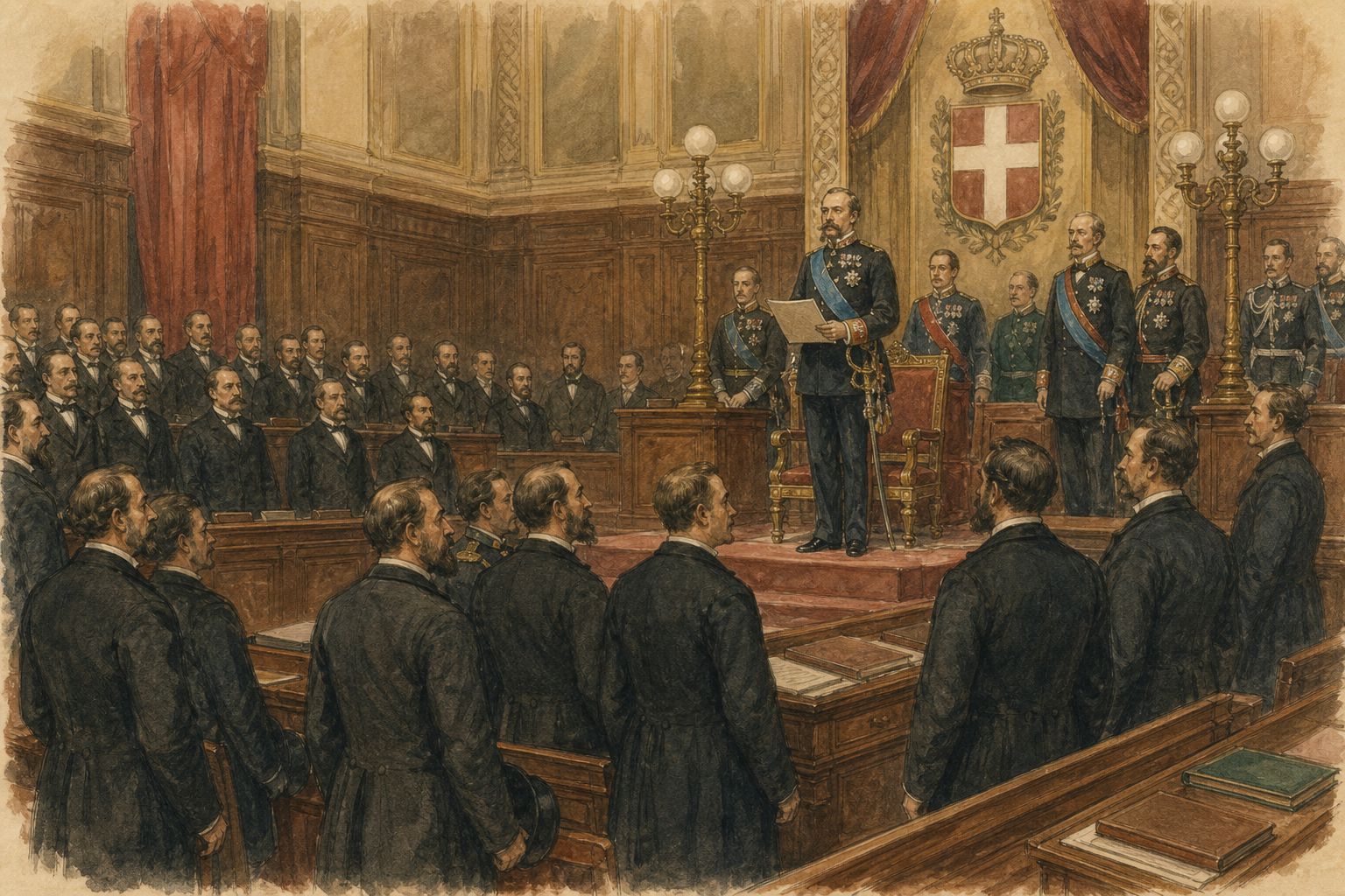The Kingdom of Italy is proclaimed: In 1861, the Kingdom of Italy was proclaimed under King Victor Emmanuel II.