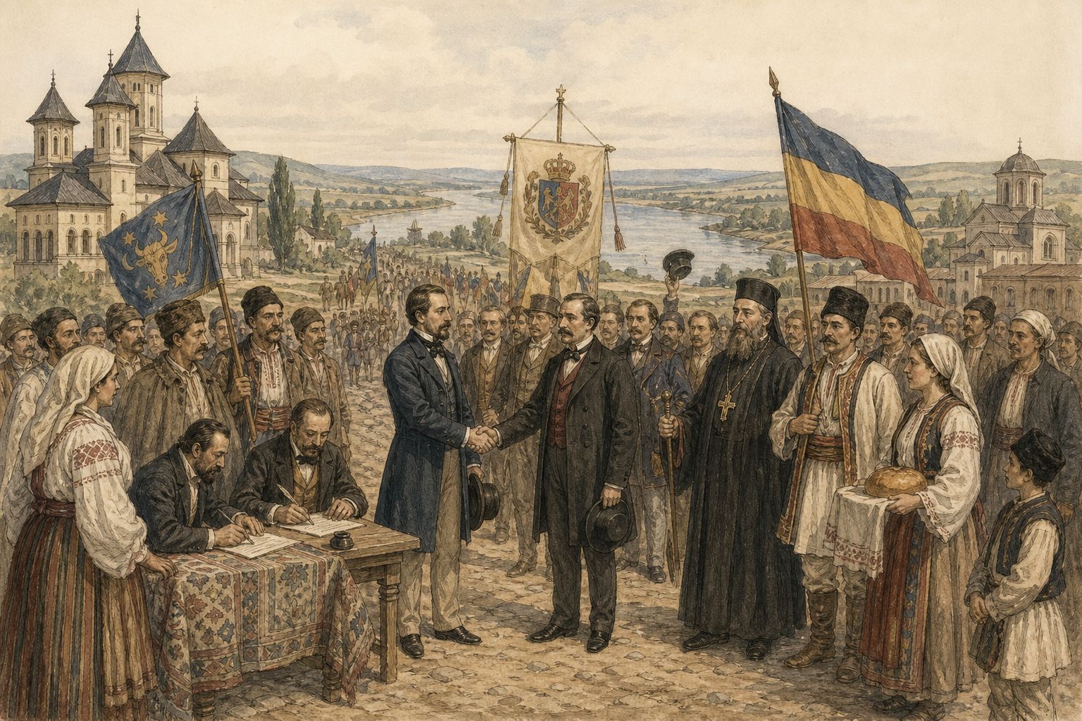 Historical reconstruction of “Independence gains international recognition” in Unification of the Romanian Principalities