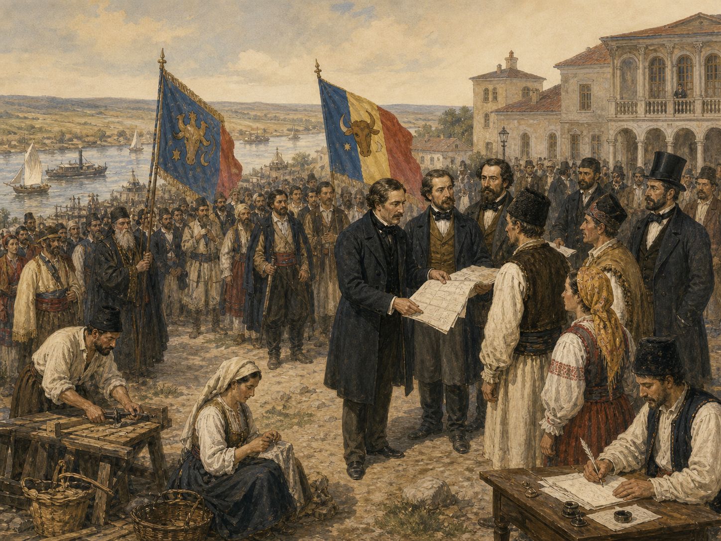 Historical reconstruction of Unification of the Romanian Principalities's immediate aftermath: It contributed to the formation of modern Romania and changing national politics around the Ottoman Empire.