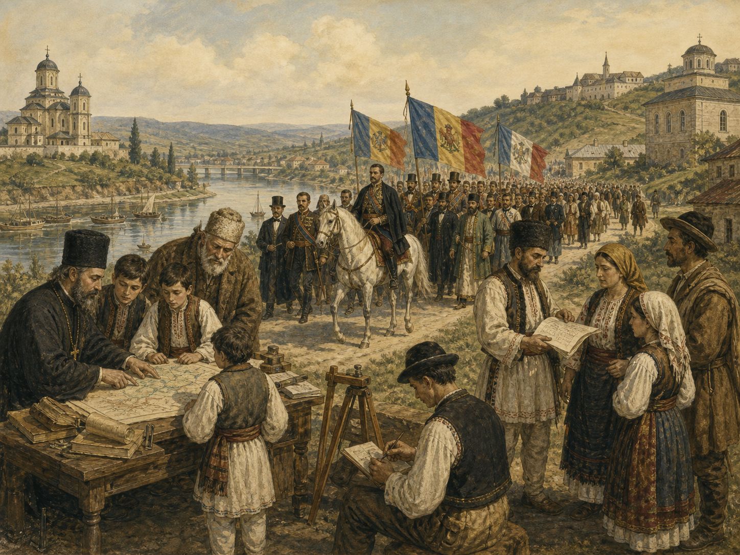 Historical reconstruction of Unification of the Romanian Principalities's long-term consequences: In the longer term, it contributed to the formation of modern romania and changing national politics around the ottoman empire.