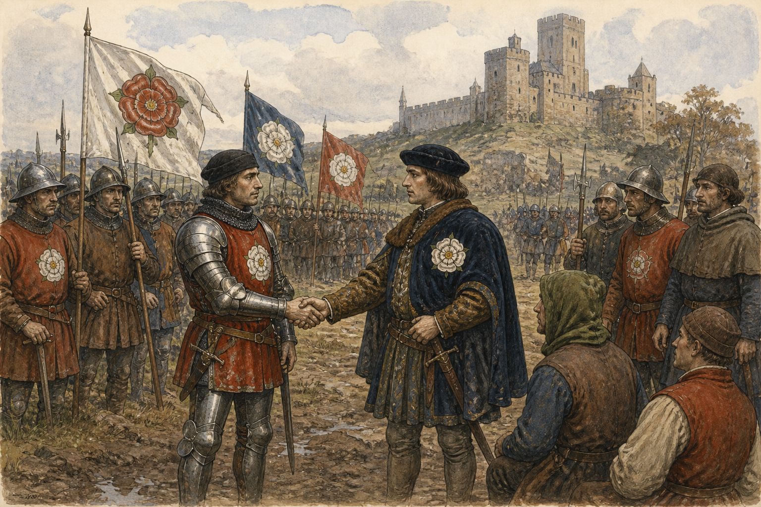 Historical reconstruction of the “Turning point” stage in Wars of the Roses