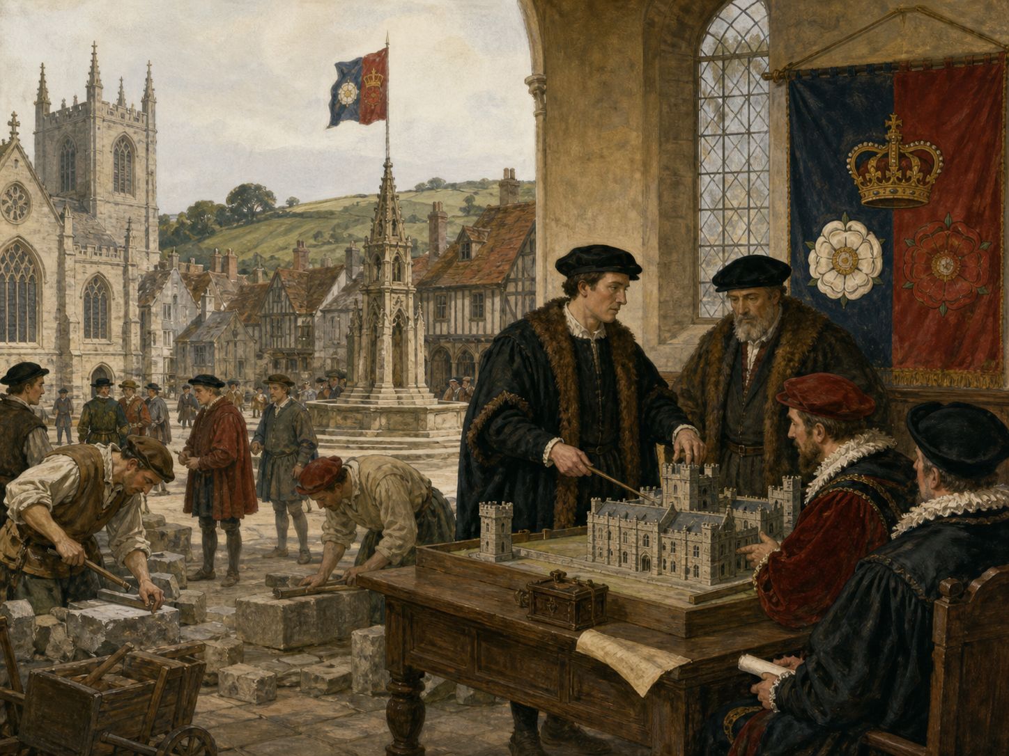 Historical reconstruction of Wars of the Roses's long-term consequences: The wars were a reordering of relationships among crown, nobility, parliament, and local society rather than a clean break between medieval and early modern England.