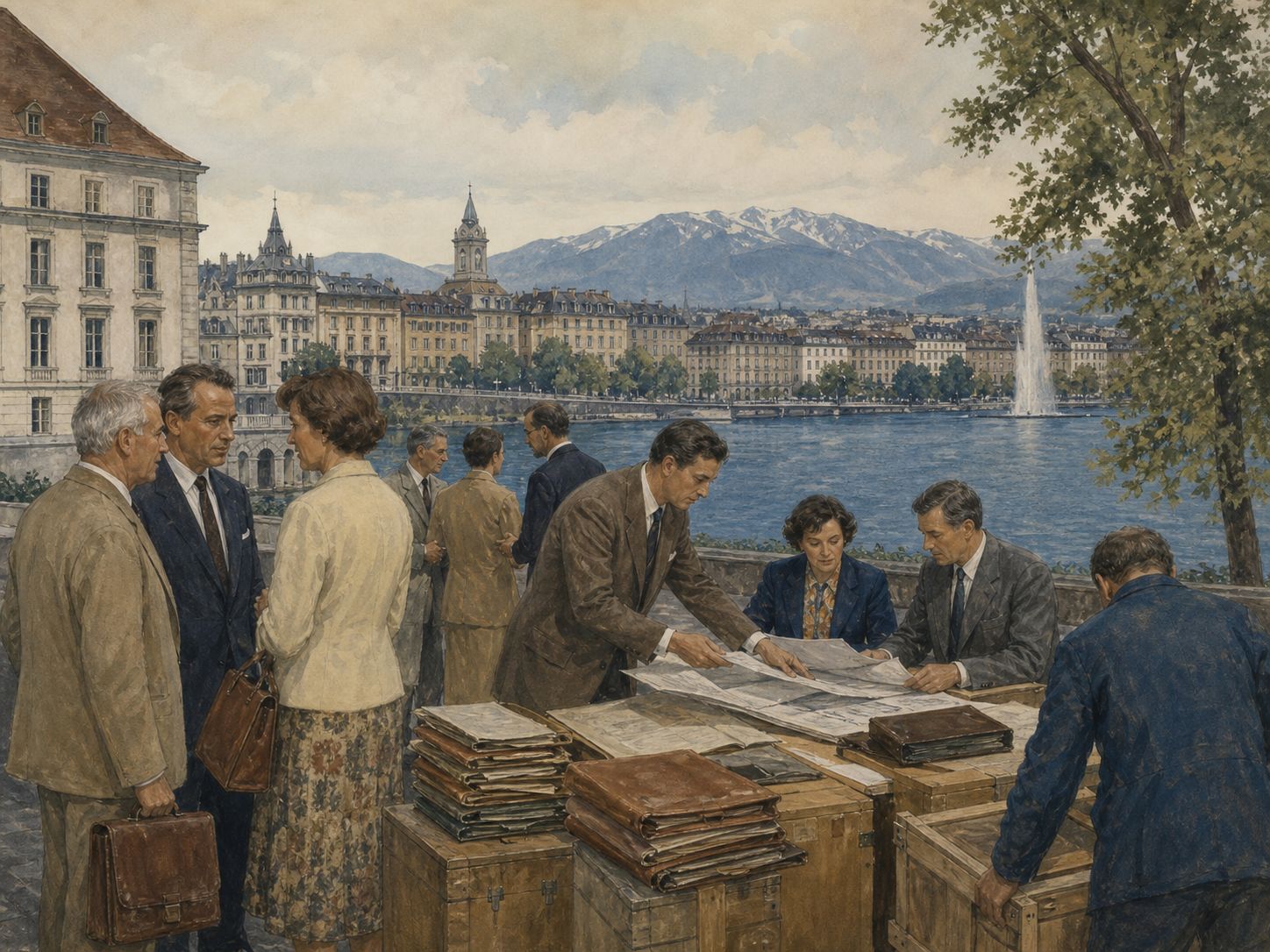 Historical reconstruction of Founding of the World Trade Organization's background: As trade expanded under GATT, governments sought institutional rules covering services, intellectual property, and agriculture.