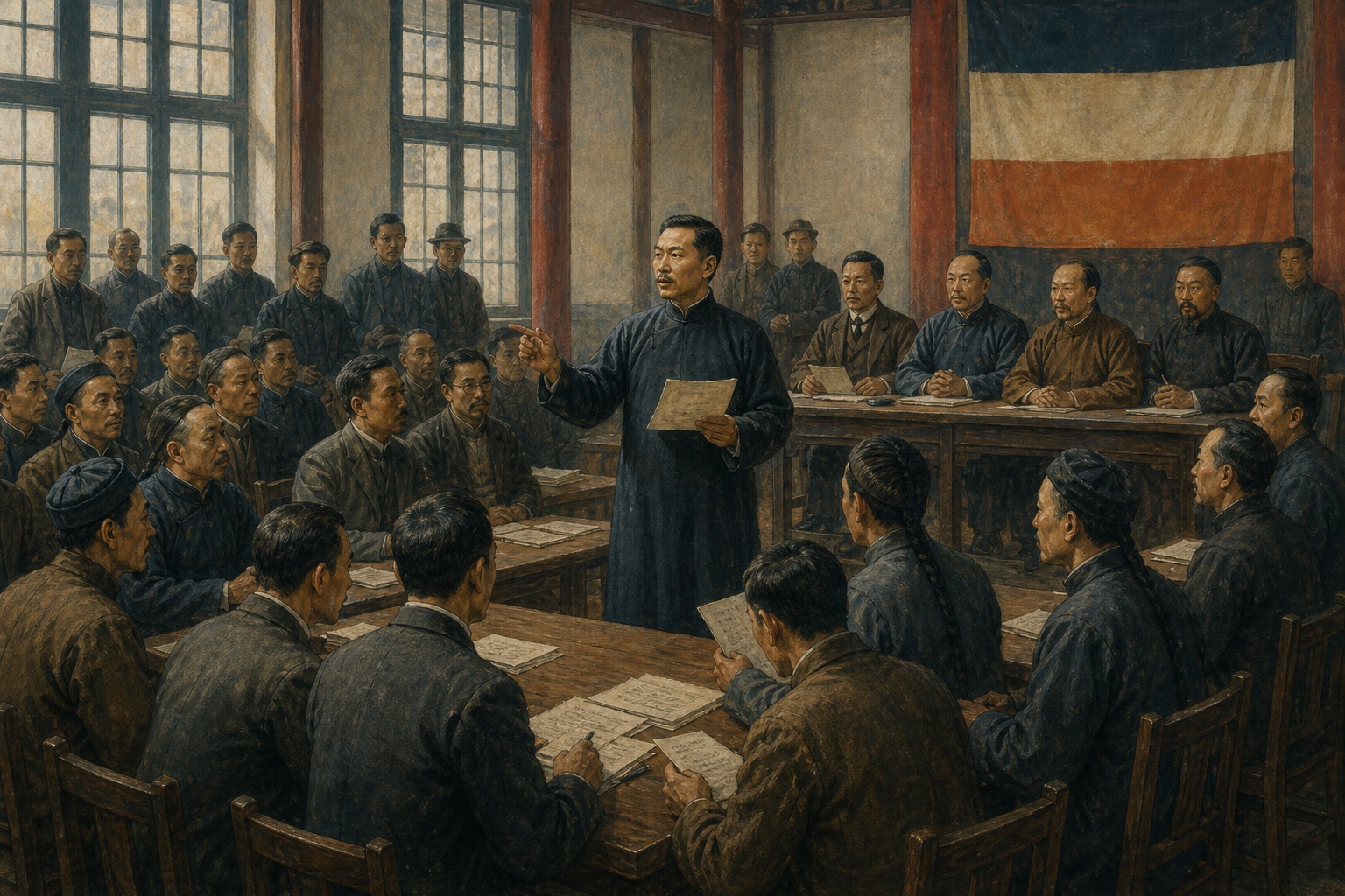 Illustrated reconstruction of the course of Xinhai Revolution
