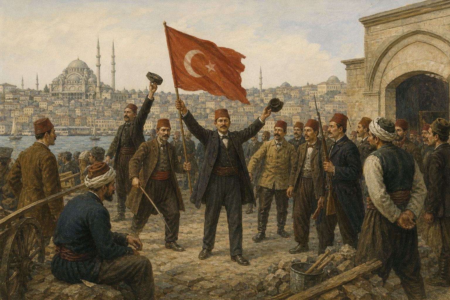 Historical reconstruction of the “Immediate aftermath” stage in Young Turk Revolution
