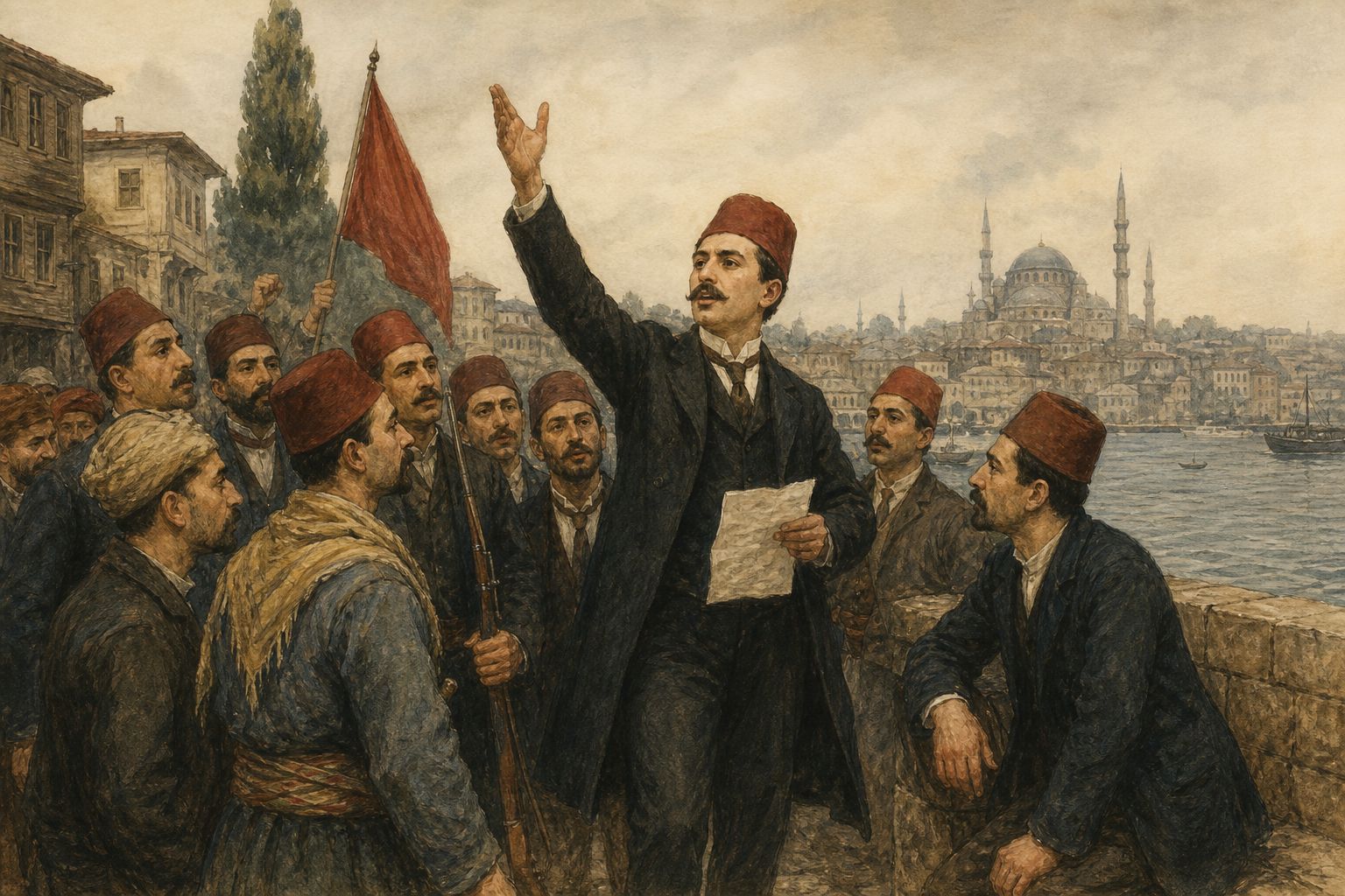 Historical reconstruction of the “Current phase” stage in Young Turk Revolution