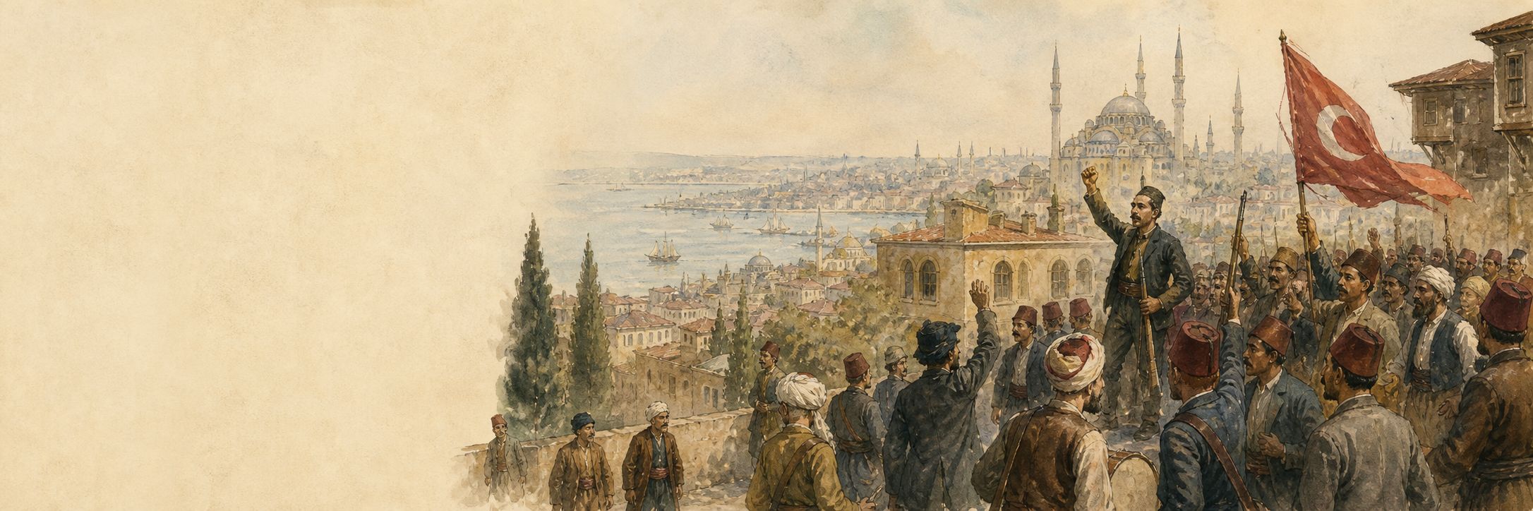 Reconstruction of people and places connected with Young Turk Revolution