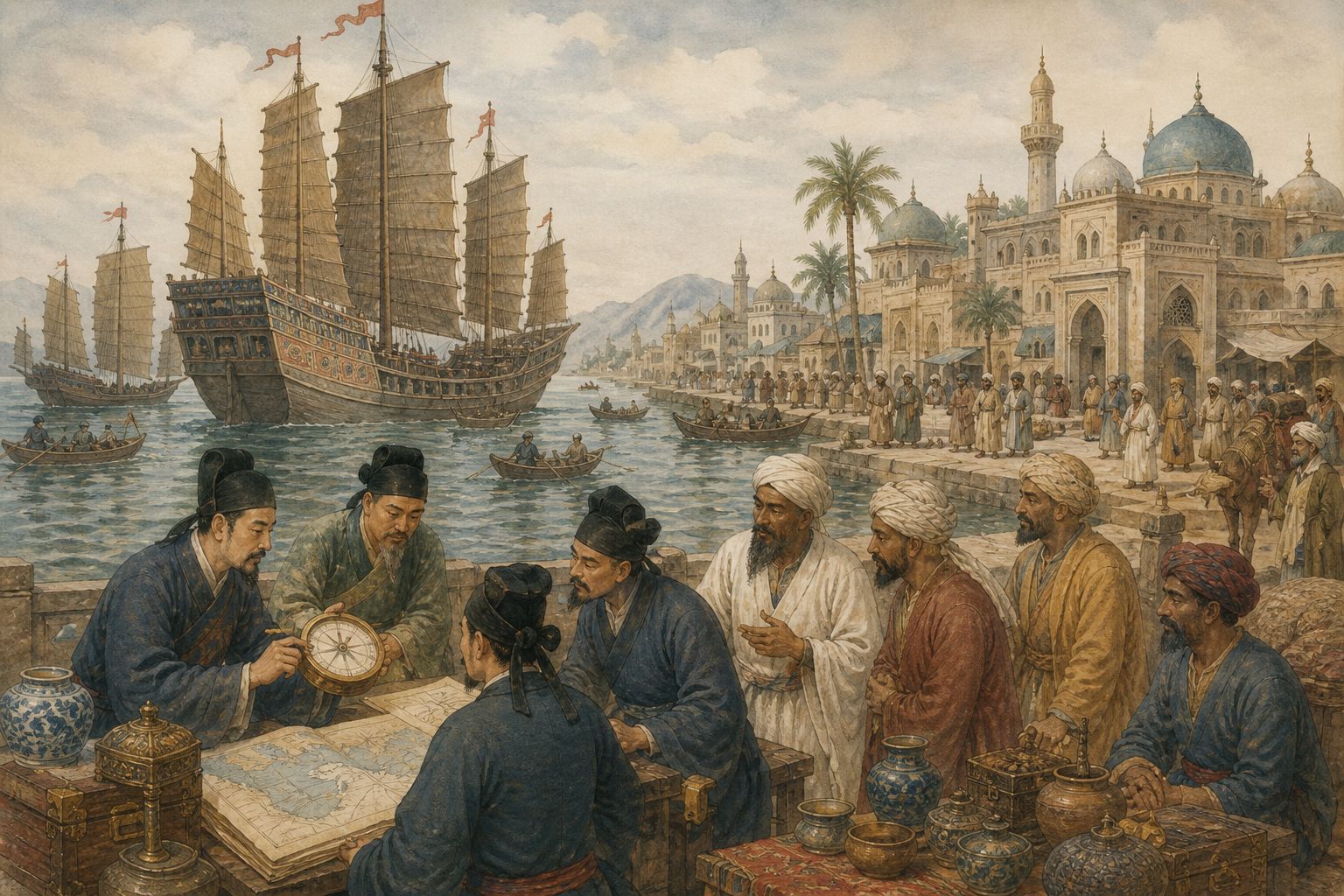 Historical reconstruction of the “Enduring consequences” stage in Voyages of Zheng He