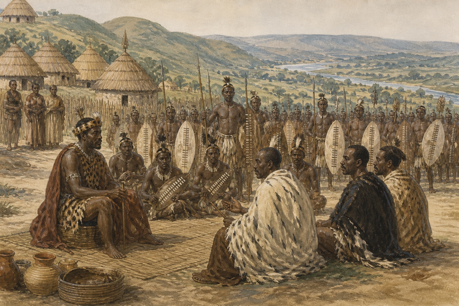 Historical reconstruction of the “Enduring consequences” stage in Rise of the Zulu Kingdom