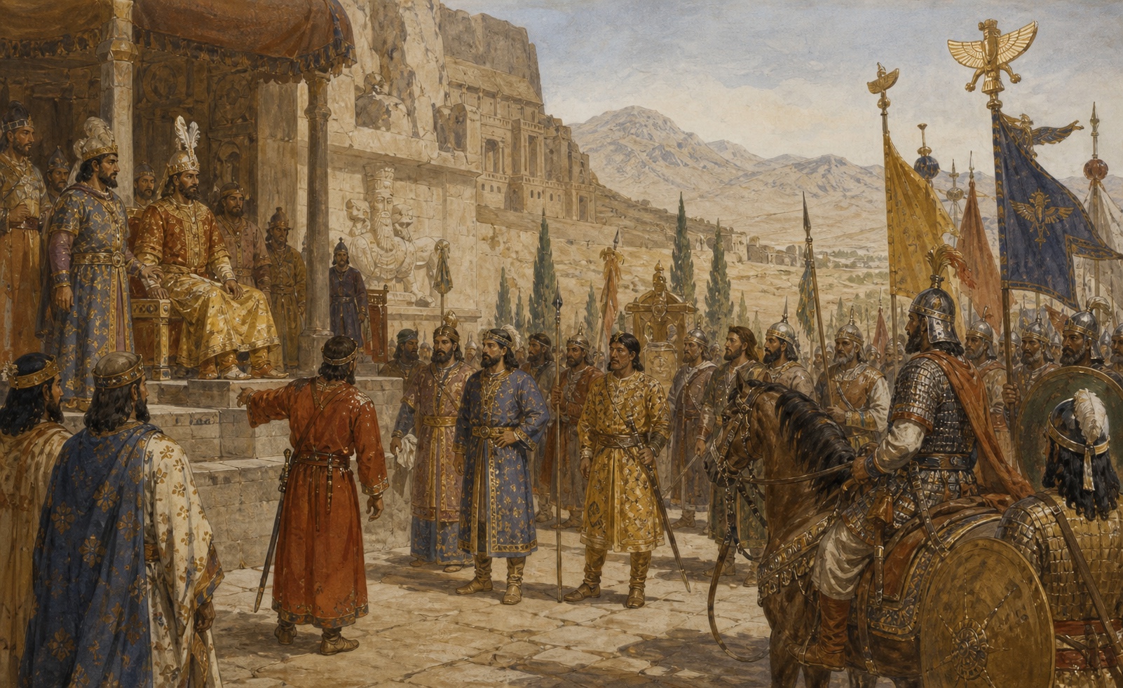 Reconstruction of people and places connected with Rise of the Sasanian Empire