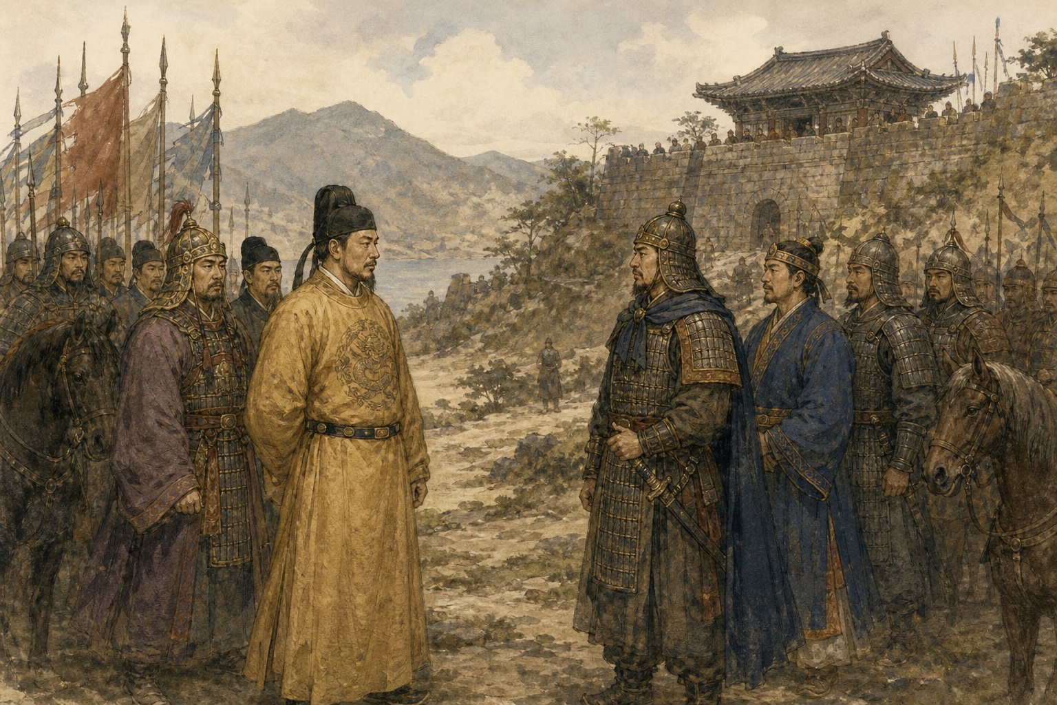 Reconstruction of people and places connected with Silla Unification of Korea