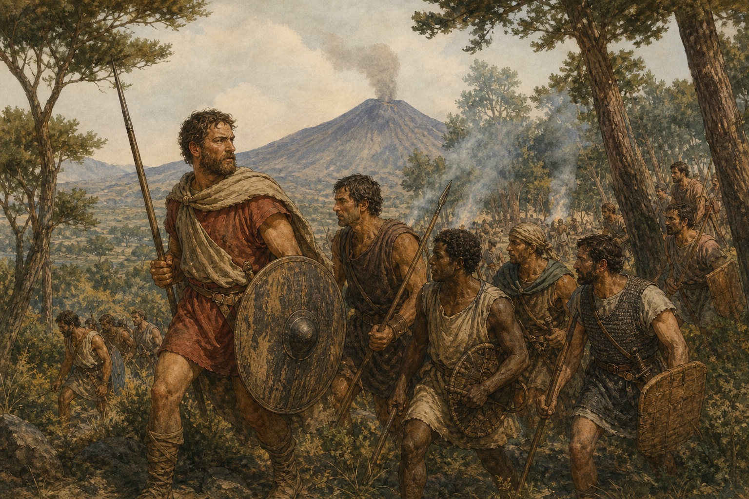 Reconstruction of people and places connected with Spartacus Revolt