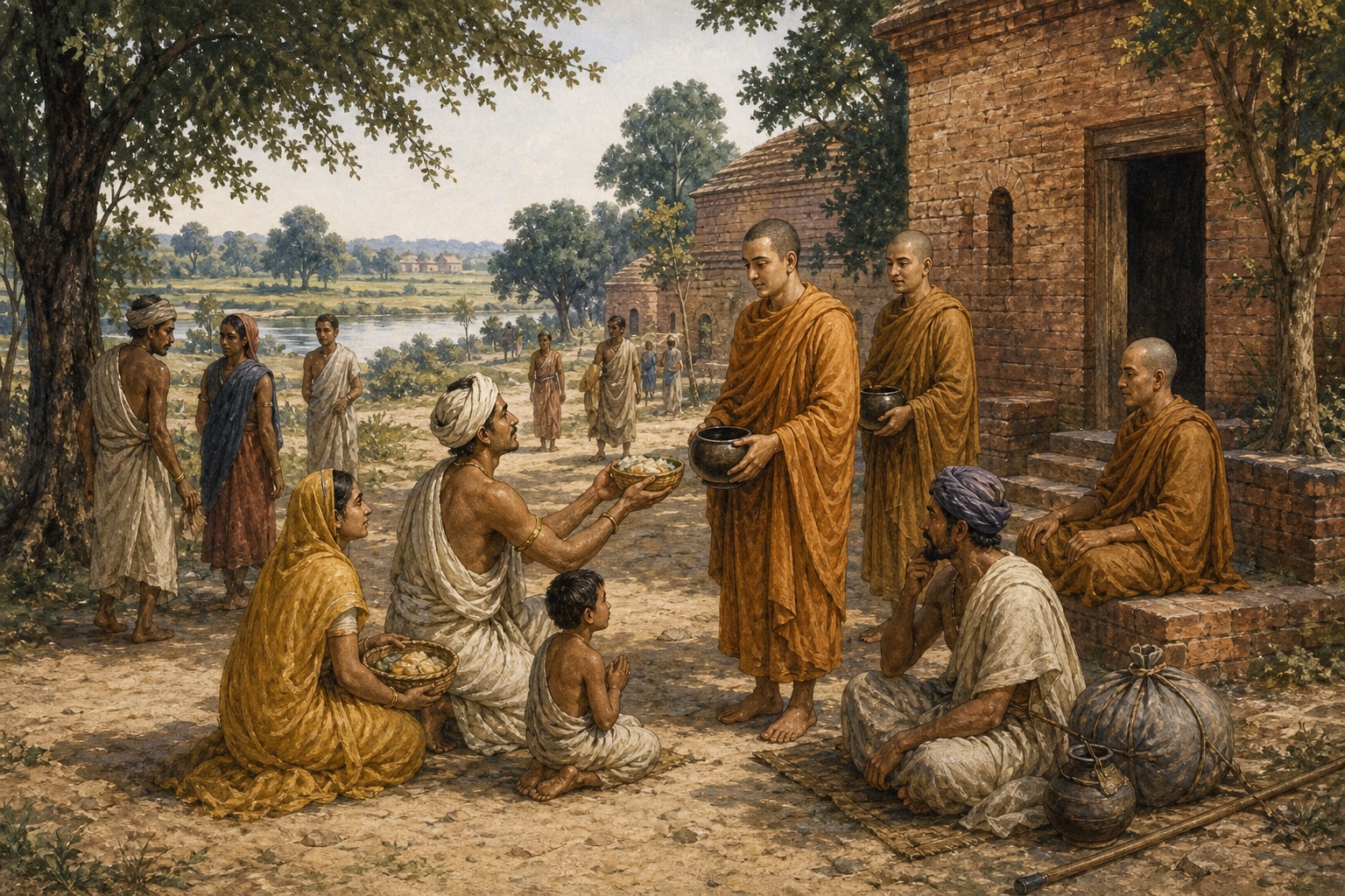 Reconstruction of people and places connected with Formation and Spread of Buddhism