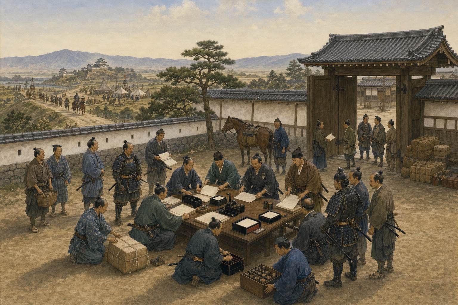 Reconstruction of Edo and the Osaka campaigns in the foundation of the Tokugawa shogunate